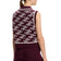 J.Lindeberg Women's Phoebe Jacquard Knit Golf Vest - Cardi Jacquard Winetasting
