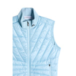 J.Lindeberg Women's Holma Quilt Hybrid Golf Vest - Forget-Me-Not