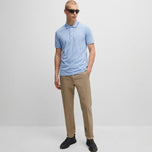 Boss Paule 4 Golf Polo Shirt - Open Blue