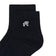 Malbon Women's Capri Ankle Golf Socks - Black