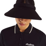 Malbon Women's Claire Golf Visor - Black