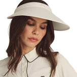 Malbon Women's Claire Golf Visor - Ivory