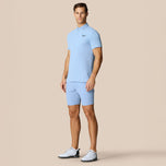 Castore Club Classic Polo Golf Shirt - Sky Blue