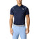 Castore Pinnacle LVS Engineered Knit Polo Golf Shirt - Midnight Navy/White