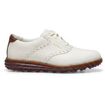 Cole Haan Women's ØriginalGrand Saddle Golf Shoes - Ivory/Fondue Fudge/Bloodstone