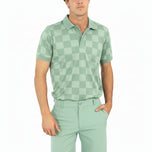 Cross Grip Golf Polo Shirt - Green Tint