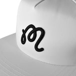 Malbon M Golf Snapback Cap - White