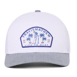 Travis Mathew Dark Ages Snapback Cap - White