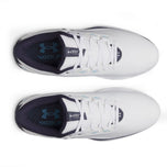 Under Armour Drive Fade 2 Spikeless Golf Shoes - White/Metallic Silver