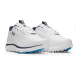 Under Armour Drive Fade 2 Spikeless Golf Shoes - White/Metallic Silver