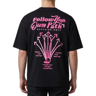 Eastside Golf Follow Your Own Path Tee - Black