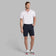 G/Fore Feeder Stripe Fine Tech Jersey Golf Polo Shirt - Blush