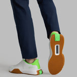 G/Fore G.112 Perforated Leather Golf Shoes - Snow/Gecko