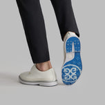 G/Fore Tuxedo Stripe Gallivanter Golf Shoes - Snow/Nimbus