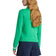 G/Fore Women's Cotton Blend Crew Neck Golf Sweater - Clover