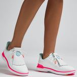 G/Fore Women's Gallivan2r Kiltie Golf Shoes - Snow/Multi