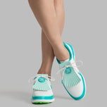 G/Fore Women's Tuxedo Stripe Gallivan2r Kiltie Golf Shoes - Siren