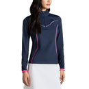 G/Fore Women&#39;s Stretch Nylon 1/4 Zip Golf Pullover - Twilight
