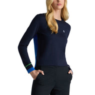 G/Fore Women's Happy G's Merino Wool Golf Sweater - Twilight