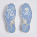 G/Fore Leather Brogue Tuxedo Golf Shoes - Snow/Nimbus