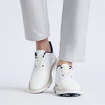 G/Fore Gallivan2r G/Lock Brogue Saddle Golf Shoes - Snow/Stone