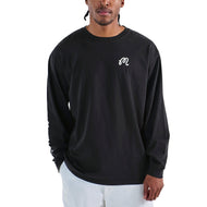 Malbon Gorse Long Sleeve Golf Tee - Black