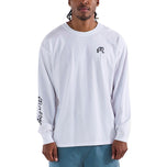 Malbon Gorse Long Sleeve Golf Tee - White