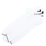 J.Lindeberg Women's Spin Short Golf Socks - White