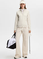 J.Lindeberg Women's Selena Full Zip Golf Mid-Layer -  Moonbeam