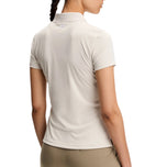 J.Lindeberg Women's Tour Tech Golf Polo Shirt - Moonbeam Melange