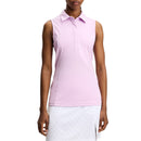 J.Lindeberg Women's Dena Sleeveless Golf Polo Shirt - Orchid Bouquet