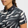 J.Lindeberg Women's Tour Tech Printed Golf Polo Shirt - Bunker Fade Black Moonbeam