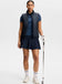 J.Lindeberg Women's Caitlyn Golf Polo Shirt - Bias Bridge Navy Set