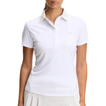 J.Lindeberg Women's Cara Printed Golf Polo Shirt - White