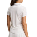 J.Lindeberg Women's Cara Printed Golf Polo Shirt - White