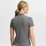 J.Lindeberg Women's Cara Printed Golf Polo Shirt - Black