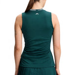 J.Lindeberg Women's Leya Sleeveless Golf Top - Forest Biome