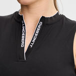 J.Lindeberg Women's Leya Sleeveless Golf Top - Black