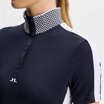 J.Lindeberg Women's Pip Golf Polo Shirt - Navy