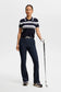J.Lindeberg Women's Athena Knitted Golf Polo Shirt - JL Navy