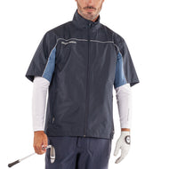 Galvin Green Air Waterproof Short Sleeve Golf Jacket - Navy/Moonlight Blue