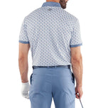 Galvin Green Maxwell Golf Shirt - Moonlight Blue/White