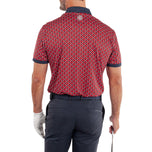 Galvin Green Maxwell Golf Shirt - Red/Navy