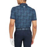 Galvin Green Miles Breathable Golf Polo Shirt - Moonlight Blue/Navy