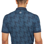 Galvin Green Miles Breathable Golf Polo Shirt - Moonlight Blue/Navy