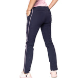 Golftini Women's Stretch Ankle Golf Pants - Navy/Rose Pink
