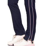 Golftini Women's Stretch Ankle Golf Pants - Navy/Rose Pink