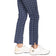 Golftini Women's Stretch Ankle Golf Pants - Navy Plaid