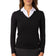Golftini Women's Stretch V-Neck Golf Sweater - Black