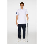 J.Lindeberg Heath Regular Fit Golf Polo Shirt - White